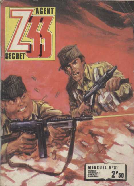 Scan de la Couverture Z 33 Agent Secret n 81